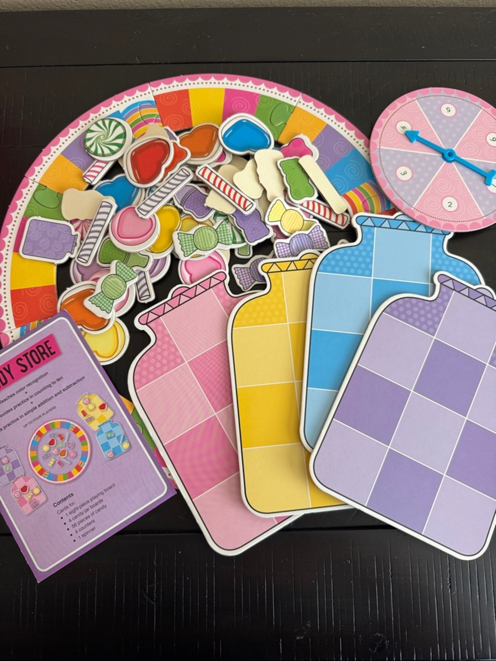 Candy Store Colors and Counting Game